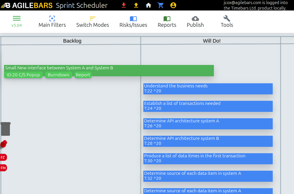 Agilebars Kanban View
