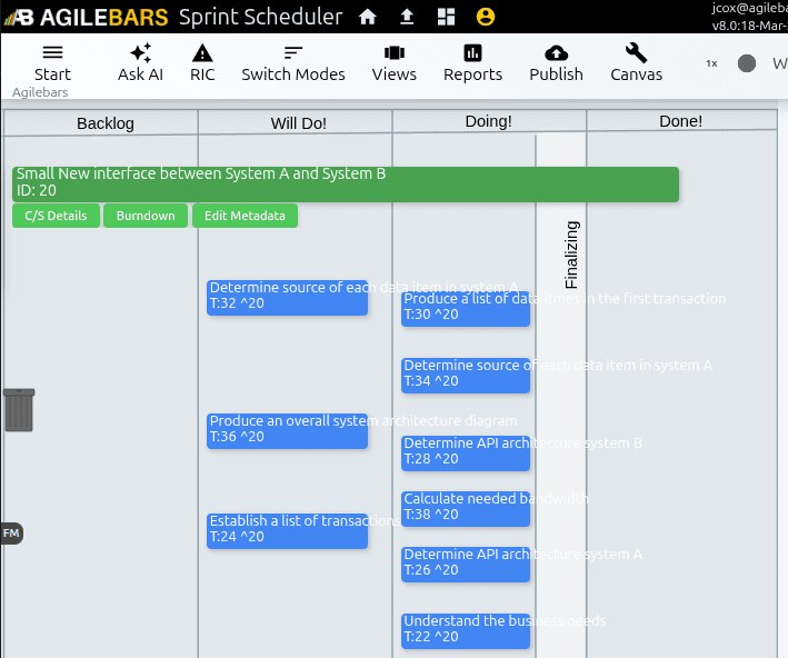 Agilebars Sprint Scheduler