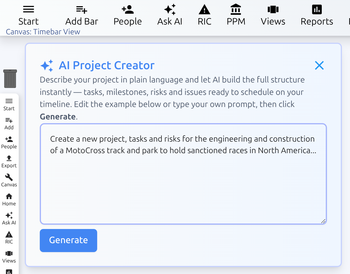 AI Project Creator