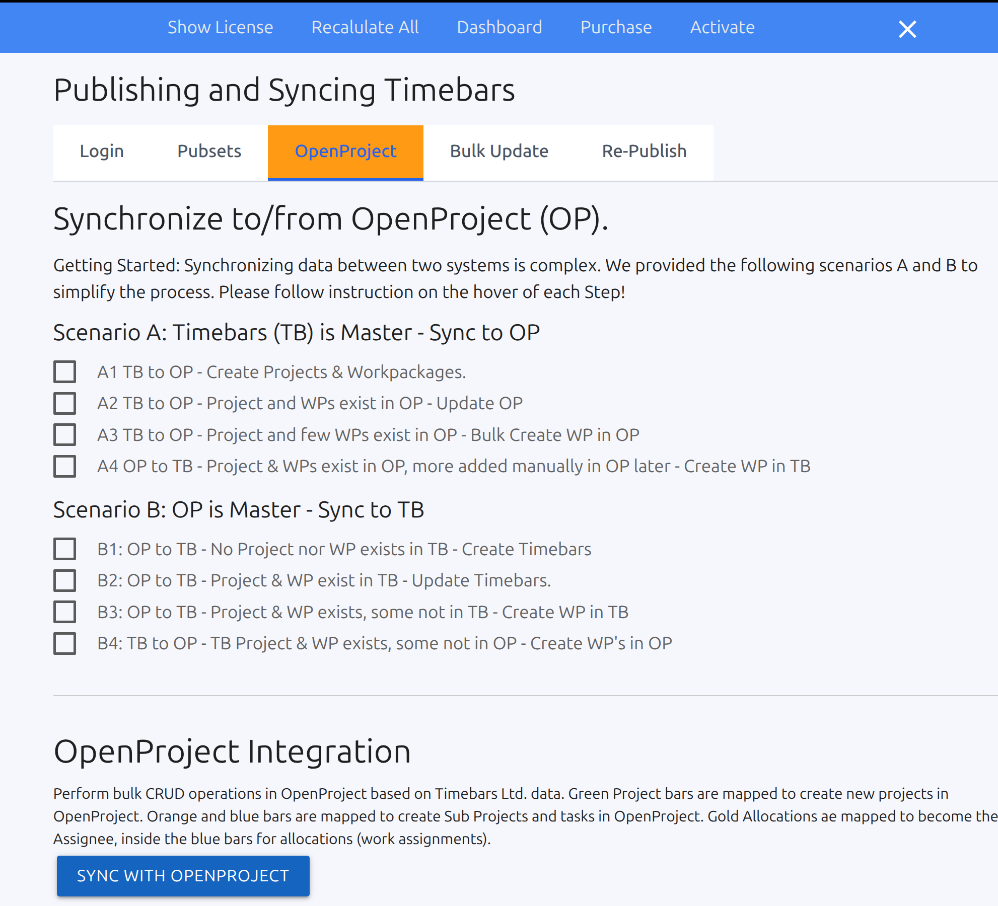OpenProject Integration